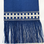 machine embroidered fringe